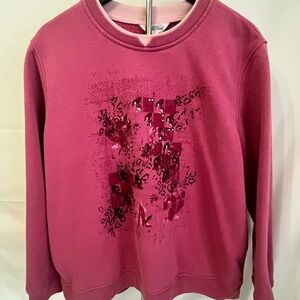 Northern Reflections Pink Pullover Sweatshirt